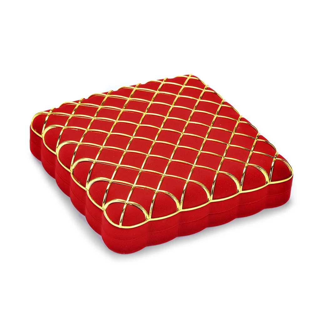 High Quality Green Velvet Ring Bracelet Jewelry Gift Box Wholesale Provide Custom