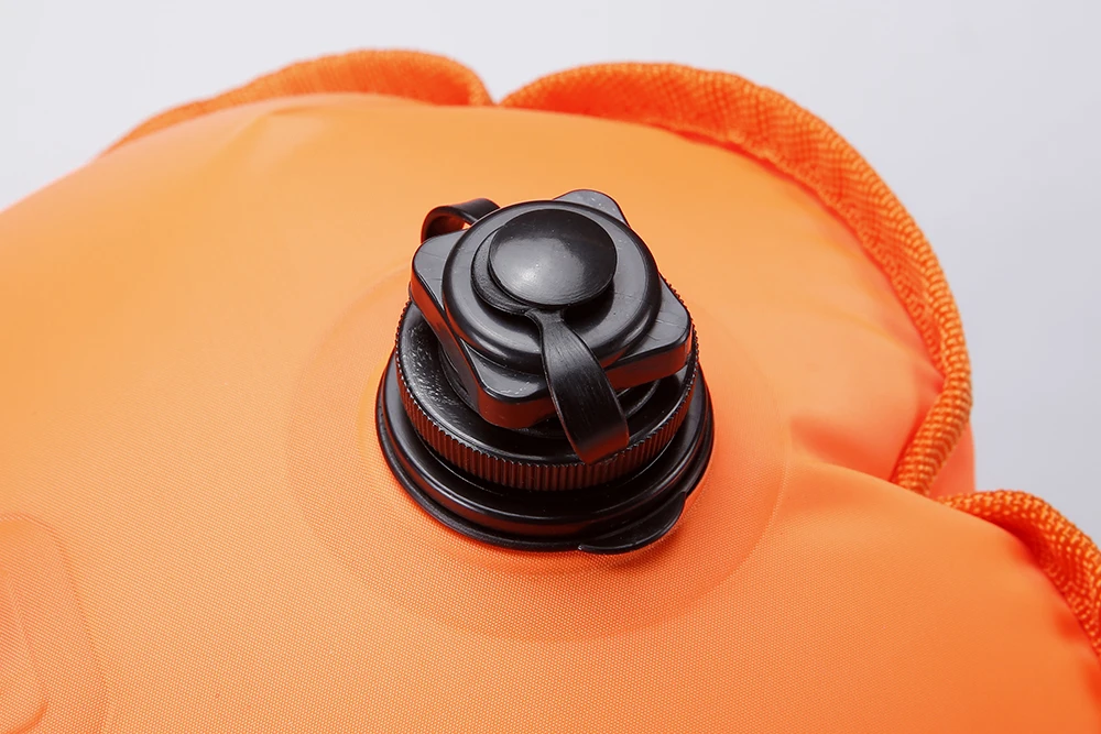 Orange Personal Open Water Swim Safety Tow Buoy 28L