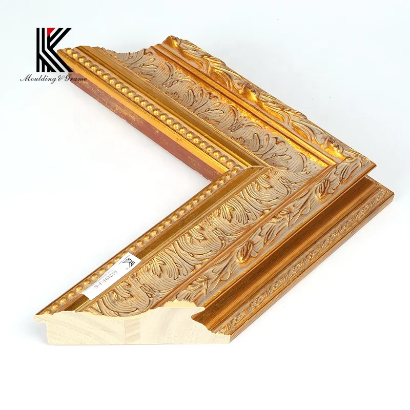 European big painting mirror frame moulding wood moulding custom frame