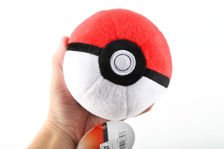Stuffed pokeball plush doll, Poke plush ball, Pocket monster plush toy