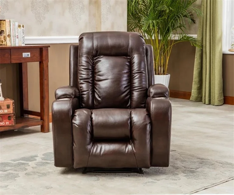 Comfortable American Style Home Theater Recliner , VIP High Quality Leather Electric Cinema Recliner Sofa