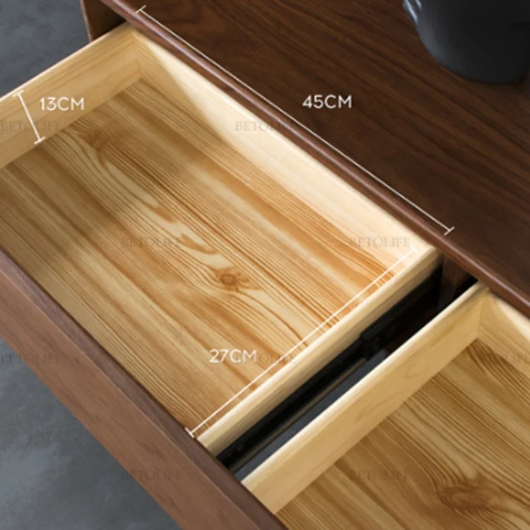 Wooden Long Console Unit Cabinet Design Home Retro Furniture Mdf Tv Stand
