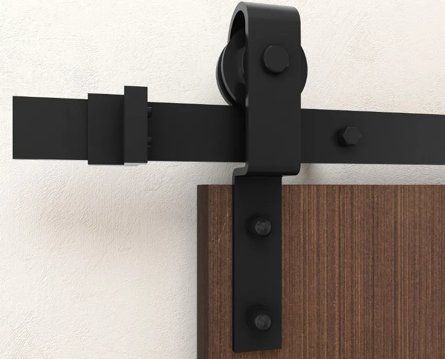 6.6 FT Bedroom set Bypass Single Track for Sliding Barn Wood Doors