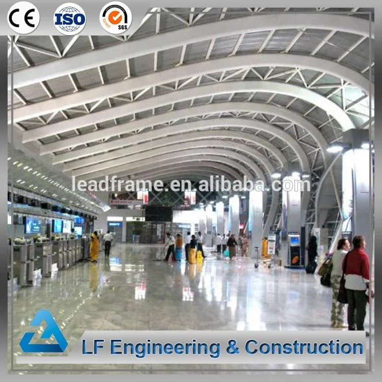Modern large span steel structure airport construction materials
