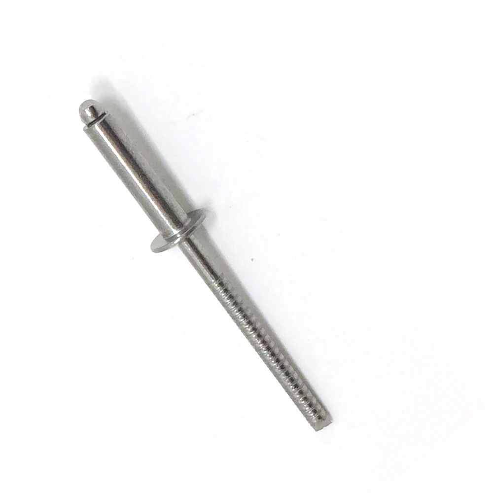 DIN7337 All sizes 2.4/3.2/4/4.8/6.4 stainless steel A2 A4 SS304 SS316 Open End Blind Rivets Break Manderl Blind Rivet
