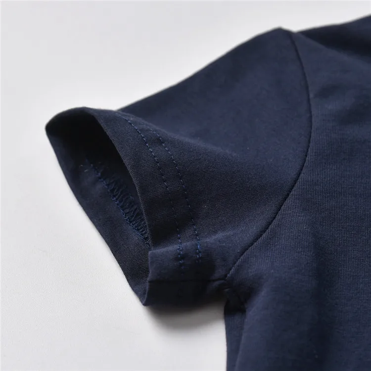 Boys 2pcs Dinosaur Summer T-shirt Denim Sherts Set,summer Skin-friendly Baby Clothes Set Spandex / Cotton 10businessday Formal