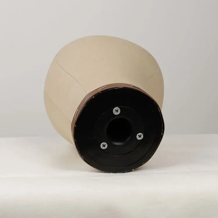 Голова манекена из пробковой холщовой ткани, 19-24 дюйма, 100% дюйма, с отверстием для крепления 22 дюйма