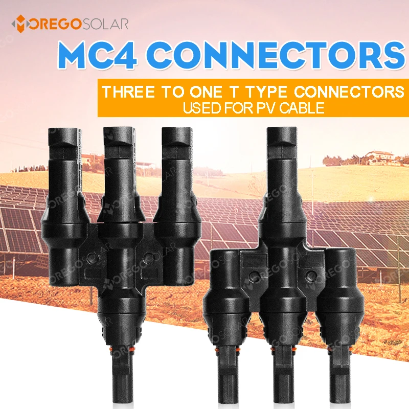 Три к одному MC4 панели солнечные разъем для солнечной панели