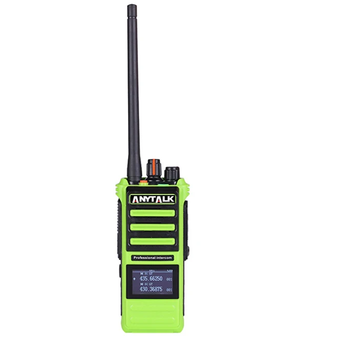 Anytalk handheld walkie talkie 10w security guard equipment ham radio professional portable fm transceiver all band T890