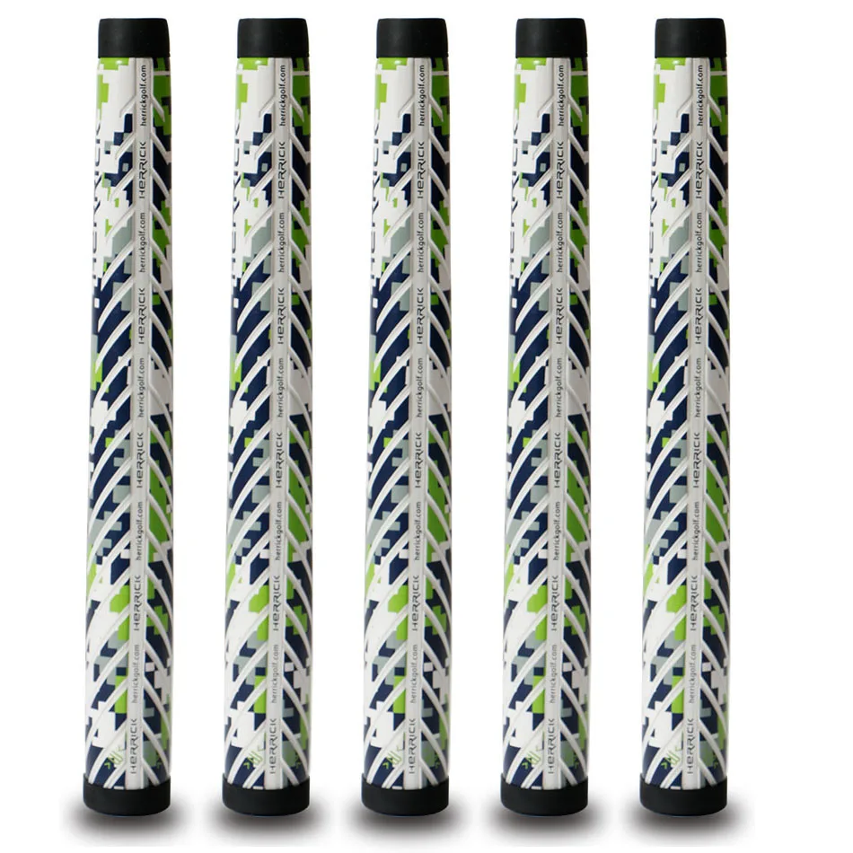 Customized pu leather camouflage color light weight Durable golf putter grip