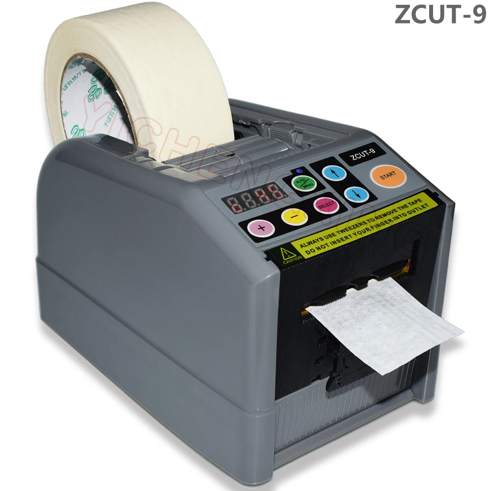 Automatic cycle cutting tape machine packing tape cutter with 12 different lengths ZCUT-9P