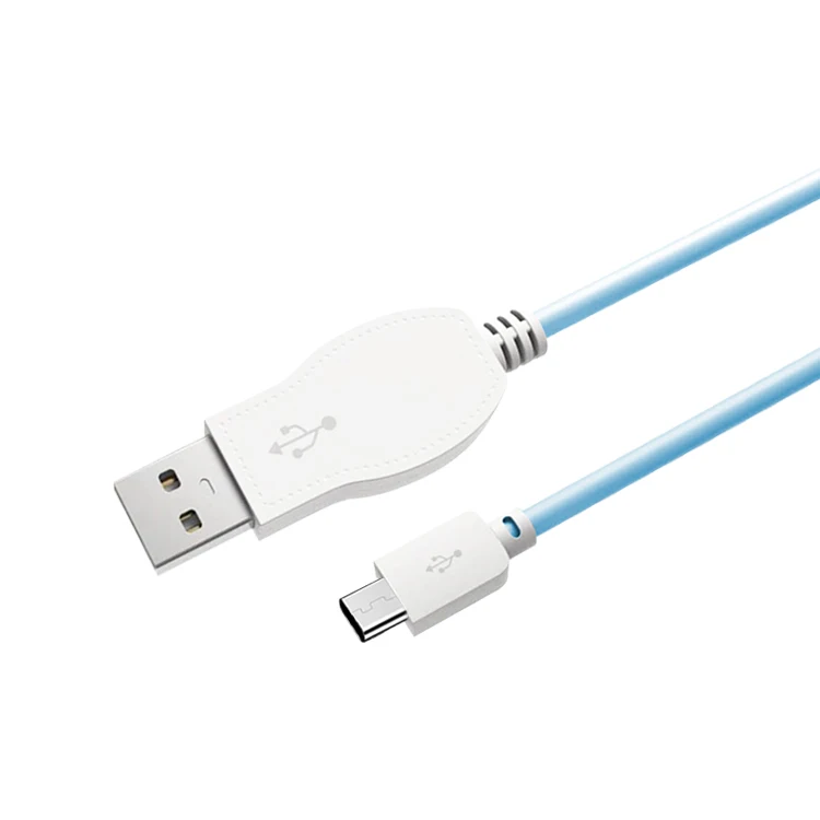 
2018 new fashion flash cable TPE material 8 pin 2.4A LED luminous light up fast data sync glow charger cable 