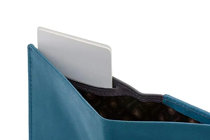 Slim Genuin Leather Wallet With Coin pocket RFID Blocking Card Holder