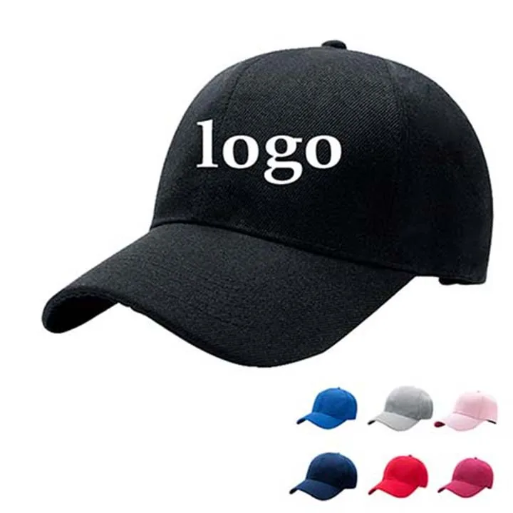 High Grade Quality  Customized Wholesale Baseball Cap 100% Cotton Custom Your Brand Logo Baseball Caps Embroidery Sport Cap Hat