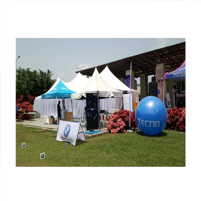 Portable White Pavilion 5x12 Marquees For Sale