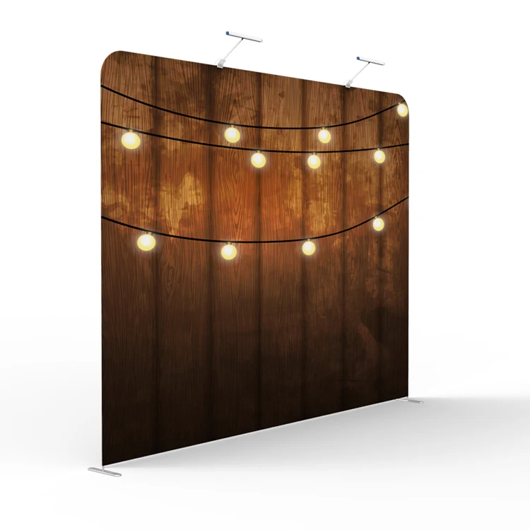 Тканевый дисплей, прямая выставочная стенда, стенд для выставок, фоновая стена