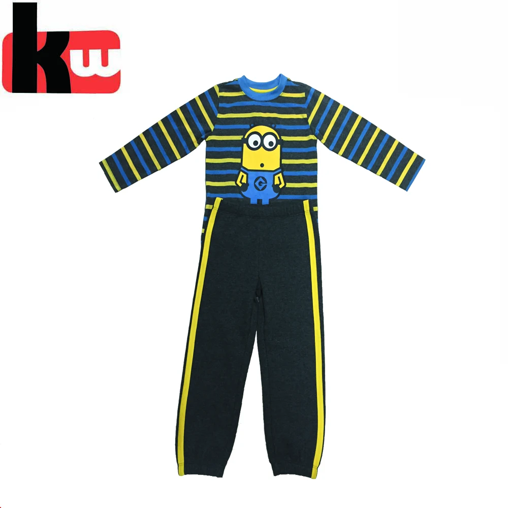 2018 оптовая продажа; детские пижамы; Комплект для сна для мальчиков