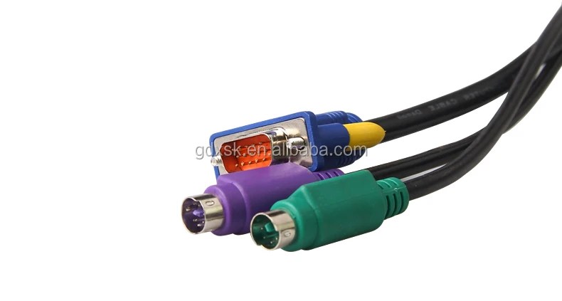 VGA для PS/2 кабеля KVM кабель мышь клавиатура 1,5/3/5 м