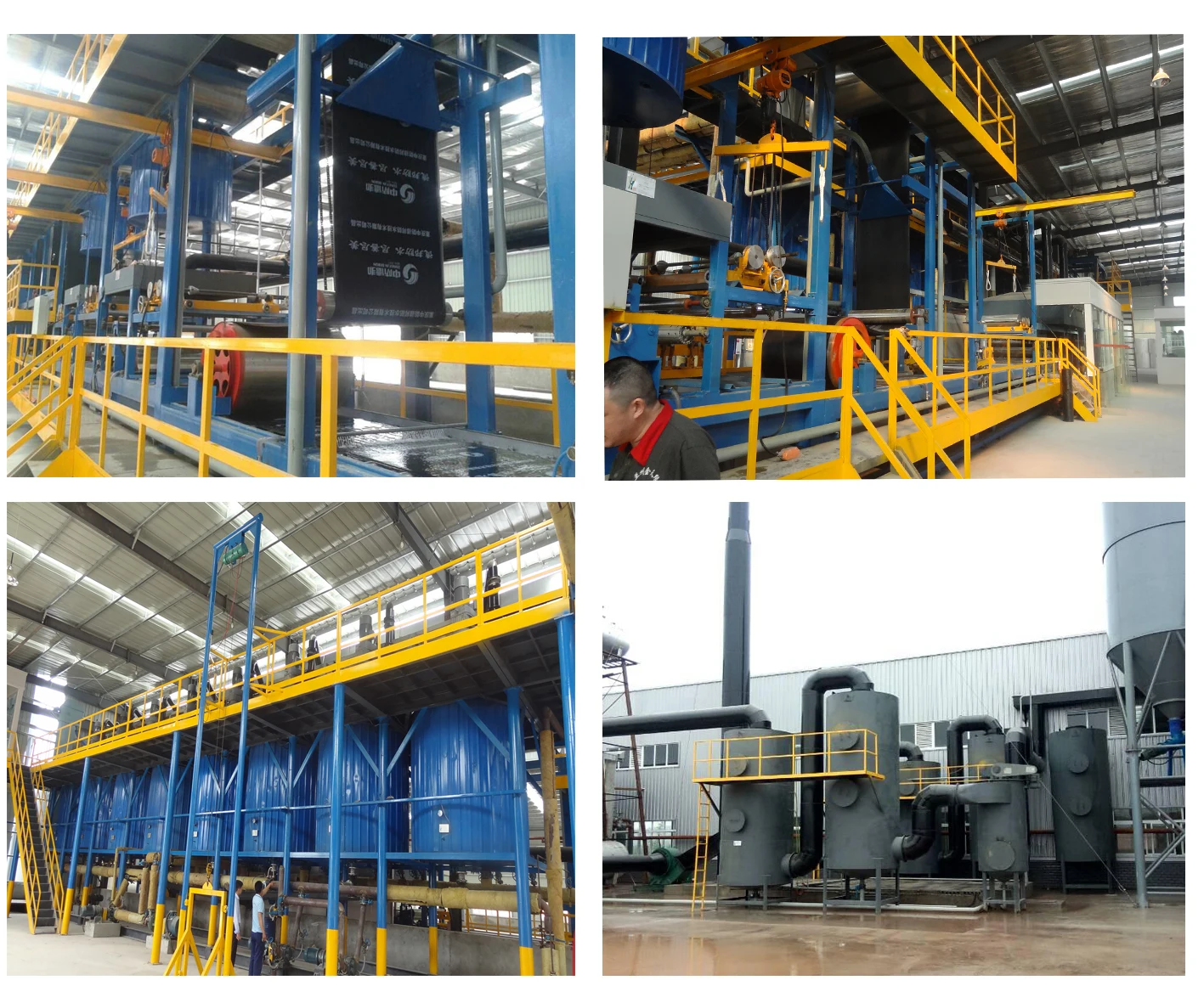 automatic building  roofing asphalt felt modified bitumen production line equipment