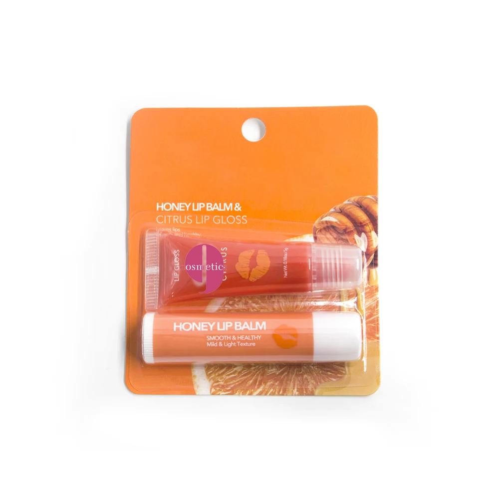 Высокое качество натуральный бальзам для губ блеск с подгонянным логотипом