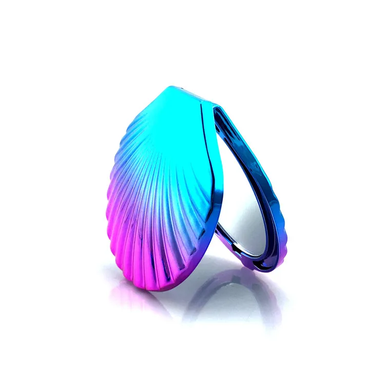 
Colorful UV Small Plastic Pocket Mirror Shell Manufacture Seashell Mirror 