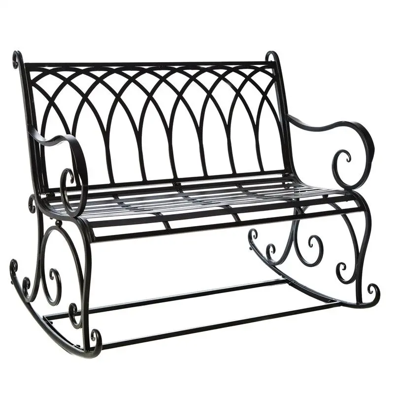 
high quality New Fashion folding Metal outdoor furniture Garden bench 