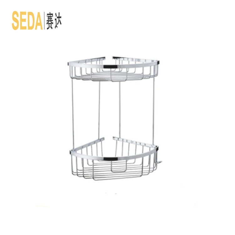 Factory directly stainless steel bathroom corner basket