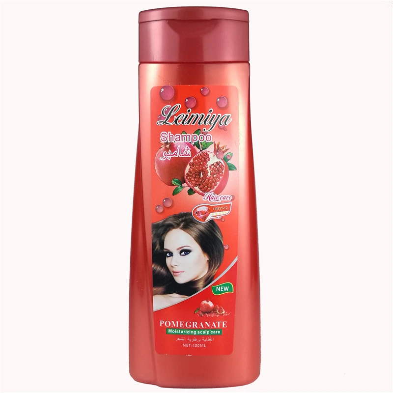 
Leimiya pomegranate egg garlic olive keratin 400ml natural hair care shampoo 