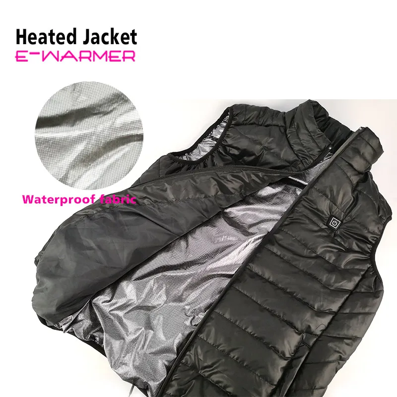 APP USB Heated  jacket far infrared heating vest for keeping warm of body jacket power bank shenzhen USB gadgets