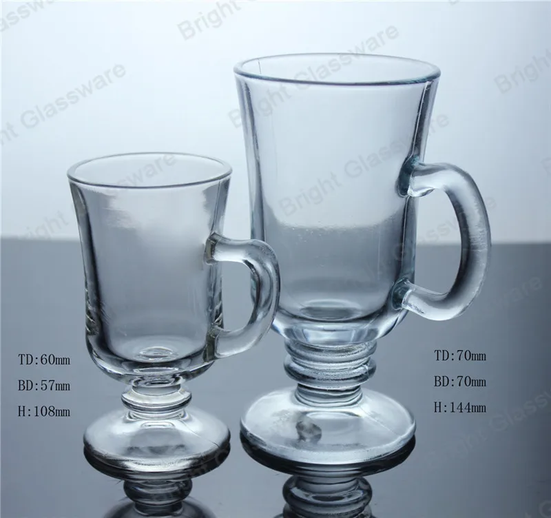 Manufacturer cheap price fruit decal handle frosted water glass with plastic lid