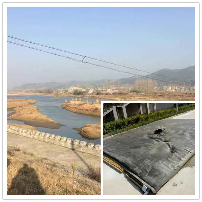 River sludge- cleaning restore  hold back flood water factory direct Woven geotextile geotube
