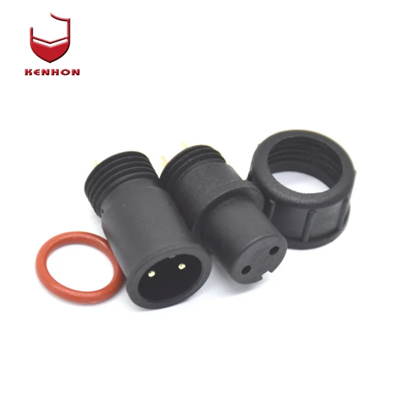 2Pin M16 мужской женский водонепроницаемый разъем подземных формованные с водонепроницаемый аудио разъем канатной