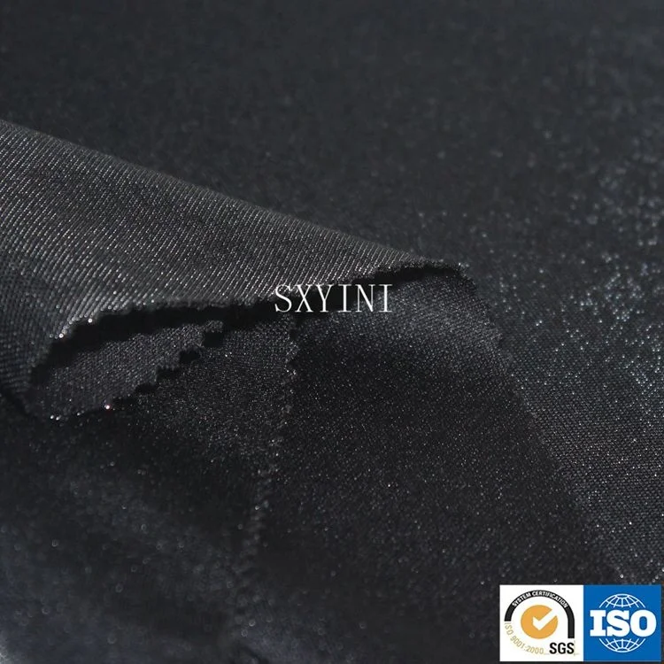 
YINI new product shiny soft polyester lurex interlock fabric for garment 