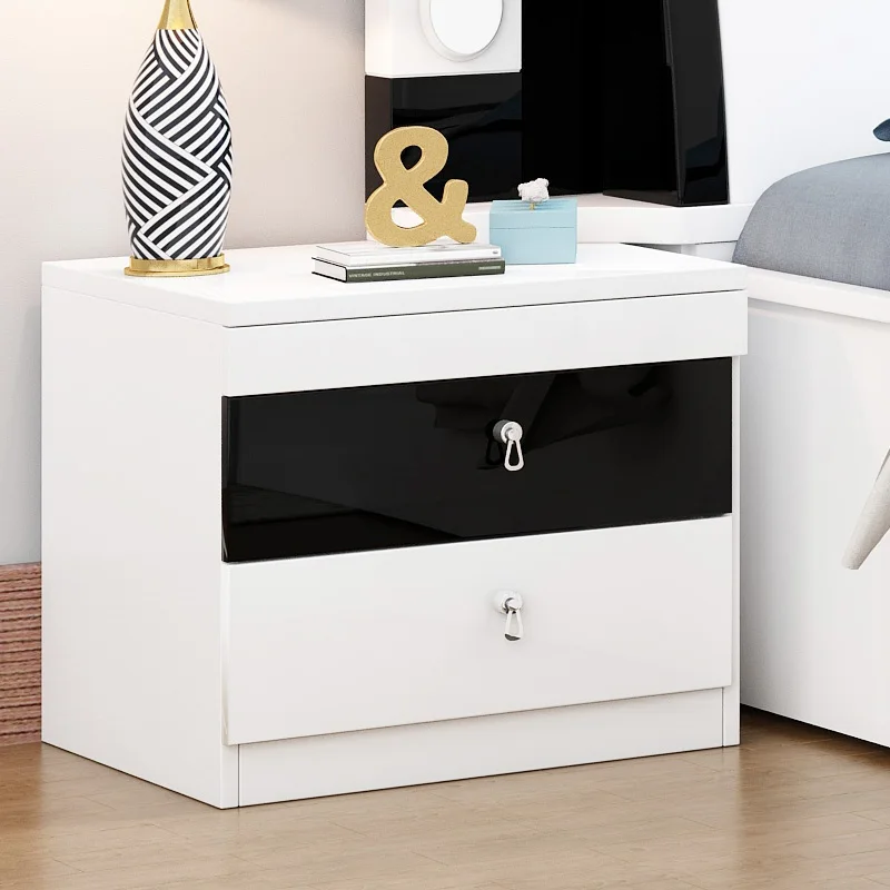 MDF Home Furniture 1.5 Meter Bed 5 door wardrobe two nightstand dressing table with stool  bedroom furniture set