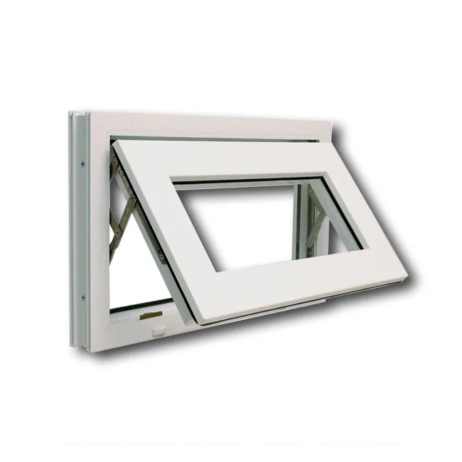 Pvc Small Single Hung Windows Awning Glass Bathroom Window