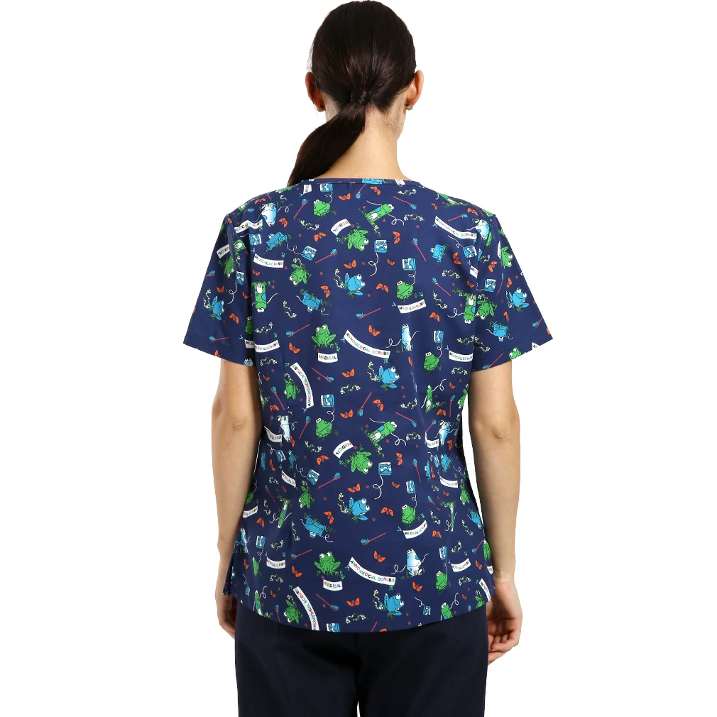 Hot Selling Veterinary Doctor Nurses Uniform Scrubs 3-7 Days for Exsiting Design Polyester / Cotton for Women Woven