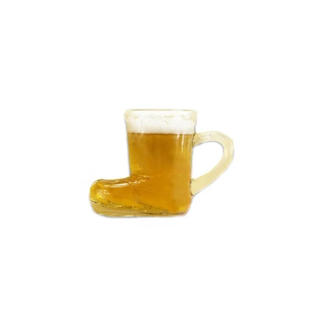 Handmade Glassware Manufacturer Large Boot Shaped Cup Steins Beer Glasses  Beer Glass