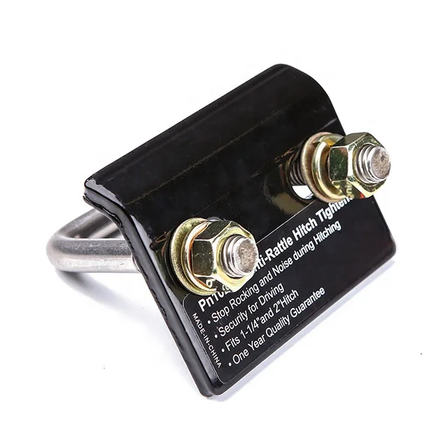 Heavy Duty U-bolt Anti-Rattle Hitch Stabilizer Trailer Hitch Tightener for 1.25 Inch and 2 Inch Hitches