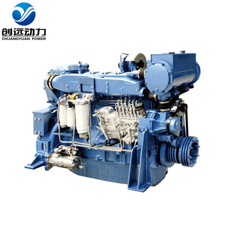 Оптовая продажа Weichai Deutz WD12 серии 300hp морской дизельный двигатель (220-294kw)