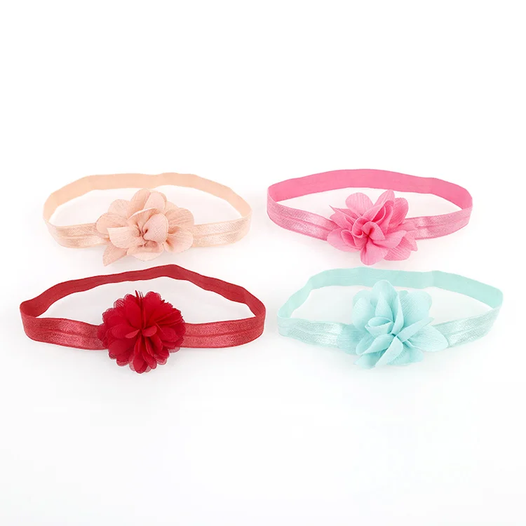 2019  Mix Style Newborn Baby Flower Headband Baby Girl Headbands Elastic Headwear Children Hair Accessories
