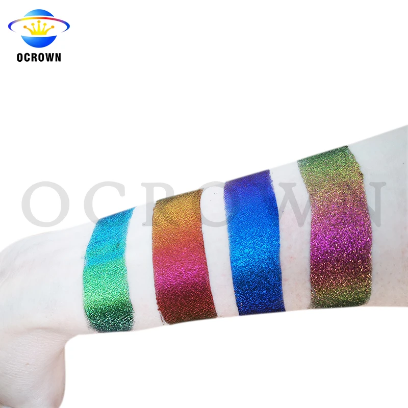 Aluminum iron oxide pigments duochrome powder chameleon effect eyeshadow pigments