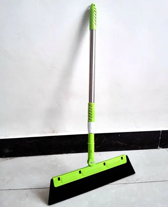 Manual Magic Dust Hair Bathroom Wiper Broom 180-degree Rotating Handle Blade Clean Sweeper Rubber sweep Mop Cleaner KitchenTool