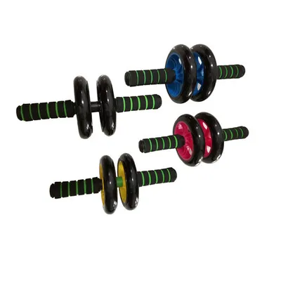 Fitness Equipment Sporting Goods Double Wheel Mute Abdominal Roller AB Exercise Wheel