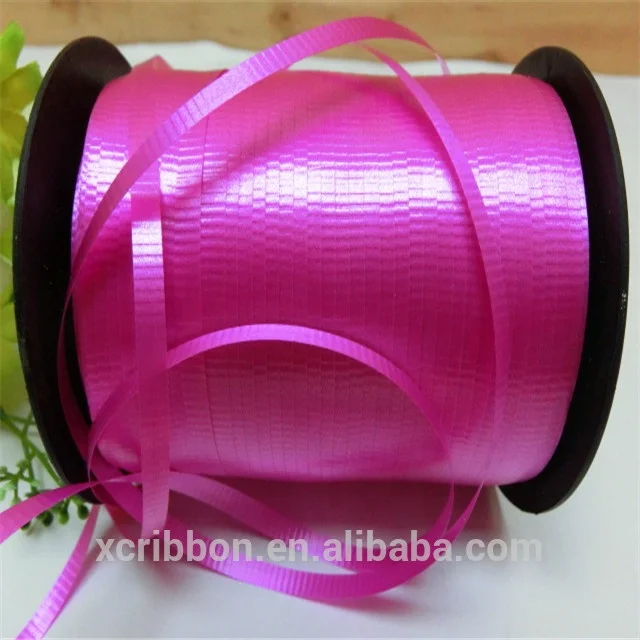 embossed plastic curling balloon ribbon