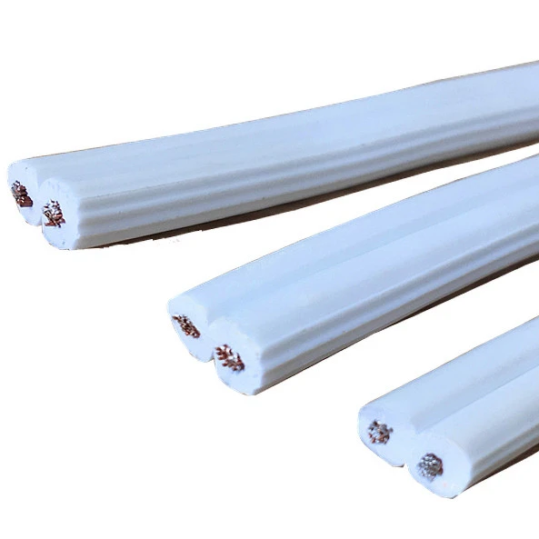 All color SPT-1 outdoor rated lamp cord 18 AWG x 2C