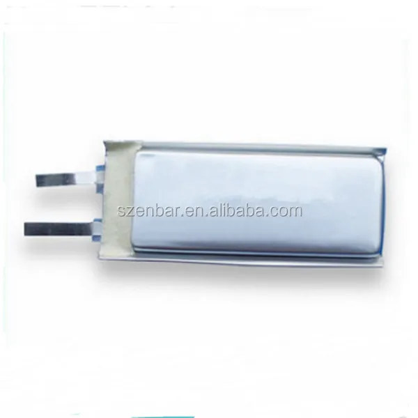 Disposable Lithium Manganese Soft Pack Battery 3V 1400mAh Lithium Ion Cell Battery for Active 3D Glasses CP403742