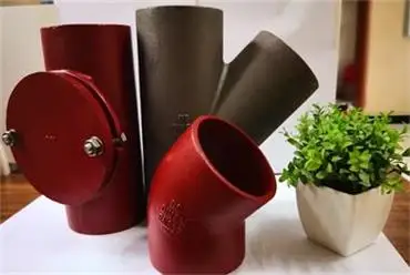 
DS SML fittings for drainage system pipe epoxy coating EN877 BML KML TML bend branch tee reducer cast iron pipe and fittings 