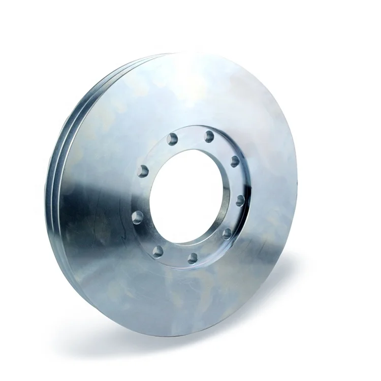 Custom Precision Galvanized Steel Mechanical Parts V Pulley Air Compressor Pulley