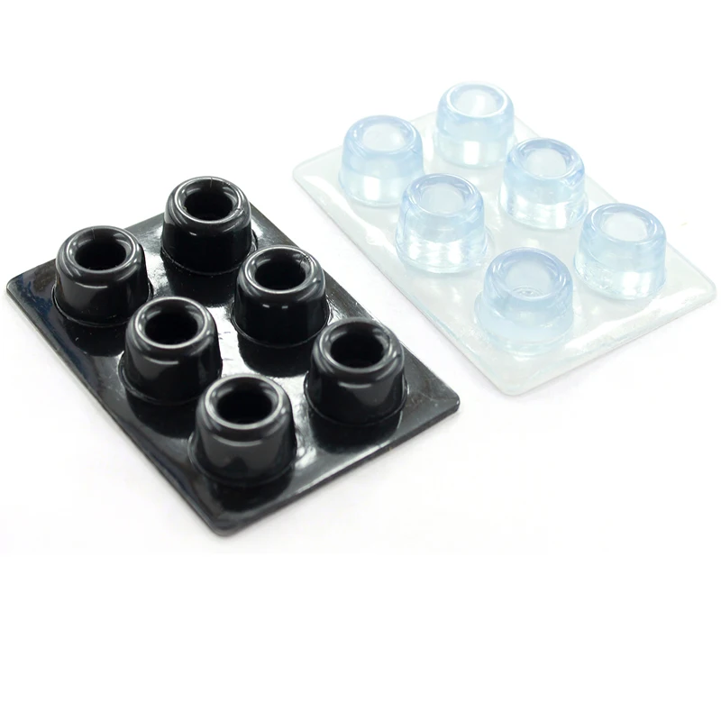 Transparent adhesive wall door stopper anti slam bumper