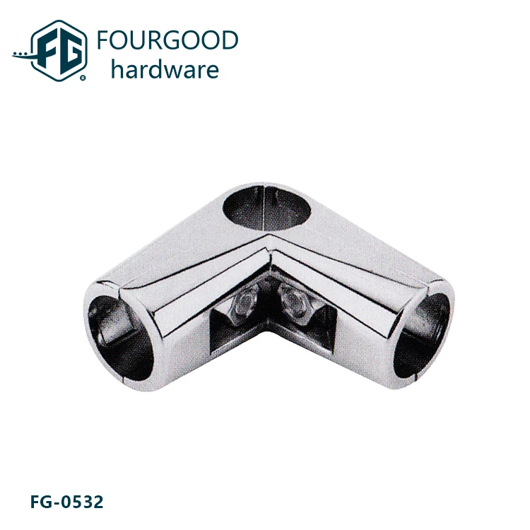 Metal Pipe Endtube Connector systems hdpe pipemetal pole connectors 25mm round tube 2 ways